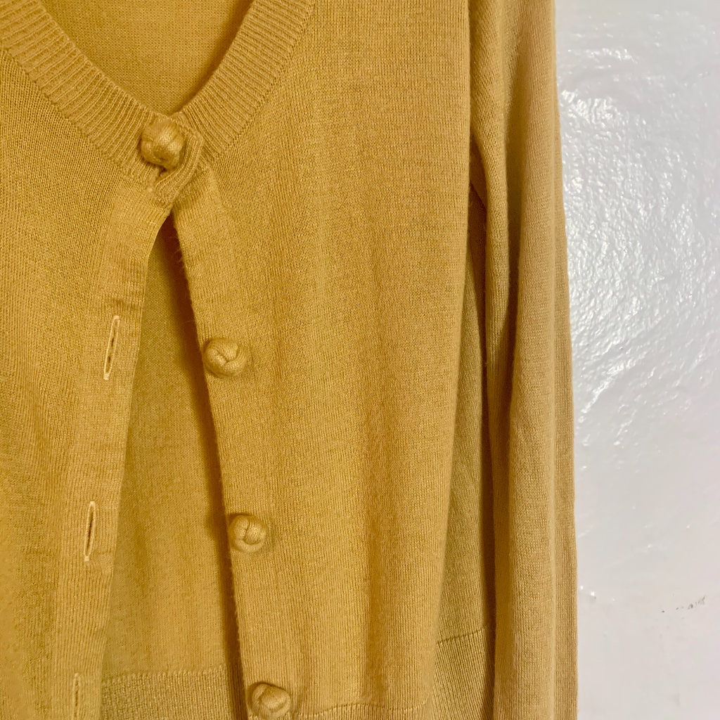 Vintage Cacharel Mustard Cardigan